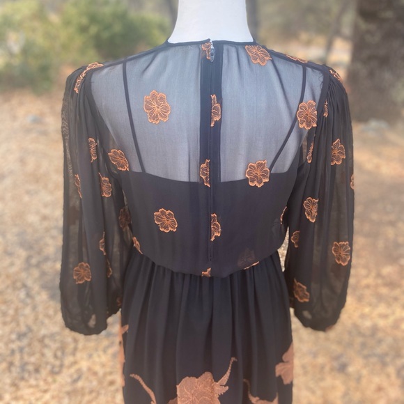 Vintage | Handmade Floral Chiffon Boho Dream Dress - Picture 11 of 16